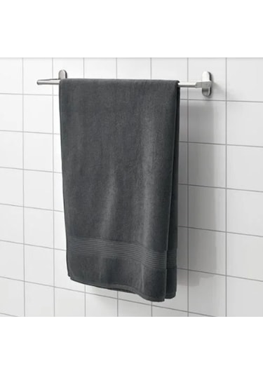 Pamuklu Banyo Havlusu 100x150 Banyo Havlusu Gri