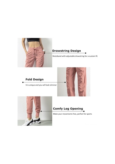 Springsun Kadın Spor Pantolonu - Esnek Bel, Yan Cepli Rahat Yoga Eşofmanı Gri