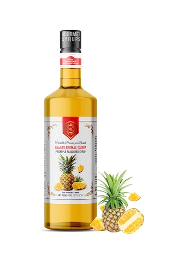 Nish Ananas Aromalı Şurup 700 Ml - Pet Şişe