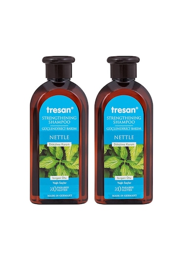 Tresan Yağlı Saçlar için Isırgan Şampuanı 2 x 300 ML
