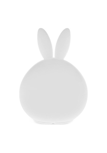 Pembe Tavşan Led Gece Lambası Çocuk Bebek Çocuk Başucu Lambası Renkli Silikon Dokunmatik Sensör Dokunun Kontrol Gece Lambası