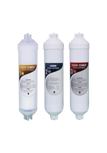 Su Arıtma Cihazı Filtresi Kapalı Kasa 5'li Quick Filtre Seti