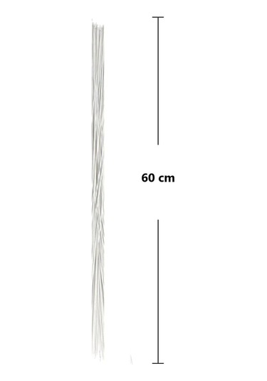 Yapay Çiçek Teli, Çiçek Aranjman Yapım Teli, 2 Mm - 10 Adet 60 Cm