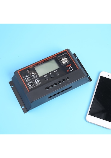 Jzcat Güneş Paneli Kontrol Cihazı 12v24v Otomatik Uyarlanabilir Kontrol Cihazı-60a