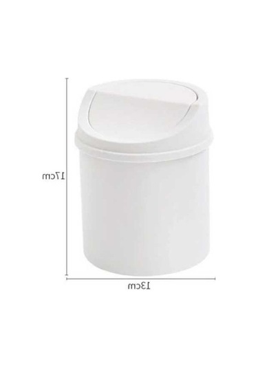 Maoyaya Küçük Masaüstü Boru Kapaklı Çöp Kovası - Yatak Odası İçin Çok Renkli Çok Renkli