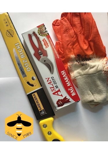 Ağaç Budama Seti 3 Lü Makas Testere Eldiven