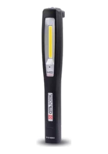 Ceta Form R10-mını1 Şarjlı Led Kalem Tipi Çalışma Lambası Gri - Siyah