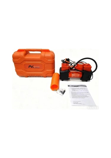 Fk Frıko Çelik Gövde Çift Pistonlu 12 V 150 Psi Araç Araba Lastik Bot Şişirme