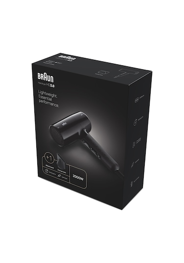 Braun Brhd200e Hd2.0 Saç Kurutma Makinesi, 1 Başlıklı, 2000w