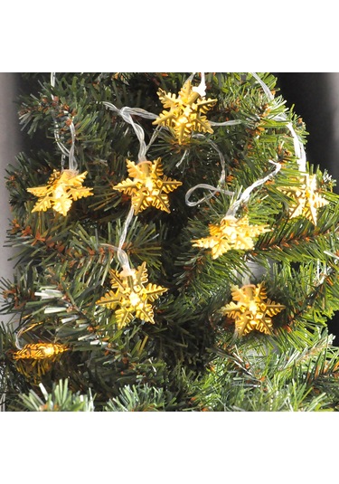 Yılbaşı Pilli Led Gün Işığı Kar Tanesi Modeli 3 Metre