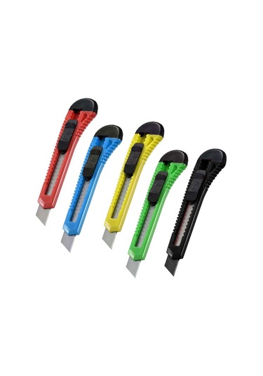Maket Bıçağı 18 Mm Plastik Gövde Özs 8889-3 Adet Gönderilir