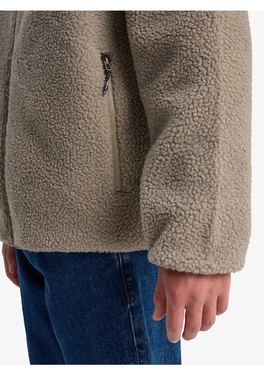 Quıksılver Shallow Water Fz Fallen Rock - Solid Erkek Polar Ceket Eqypf03076-tzc0 Bej