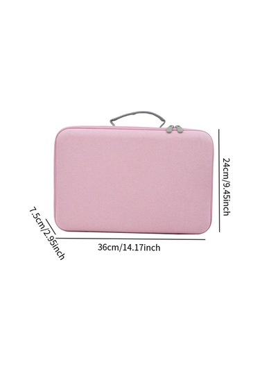 Homyl Saç Kurutma Makinesi Seyahat Çantası Düzenleyici Pembe