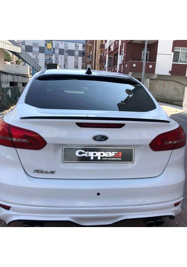 Cappafe Ford Focus Arka Cam Üstü Spoyler Akrilik Abs 2011-2018