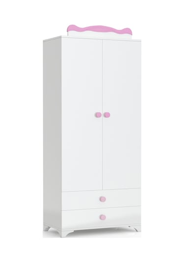 Patiko Sahra 058 2 Kapılı Dolap Pembe