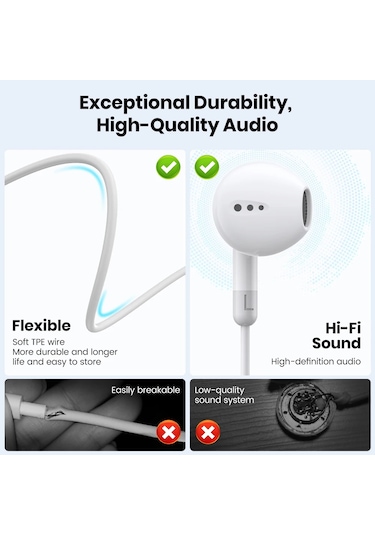 Xiaomi Kulaklıklar İçin Xiaomi Mi 14 13 12 11 Kulak İçi Kulaklık Redmi Not 10 9 Type C Jack Black