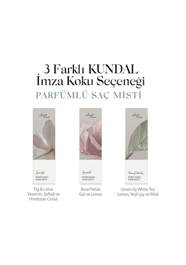 Nem Ve Parlaklık Veren Parfümlü Saç Misti Kundal Perfumed Hair Mist 40ml Green By White Tea
