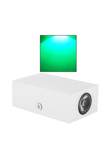 Suntek Led Duvar Işık Yukarı Aşağı Lamba Aplik Aydınlatma Yeşil Işık Yeşil