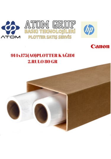 Atomplotter Premium 80g Pkopya Ozalit Kağıdı 91.4cmx175 Mt 2 Rulo