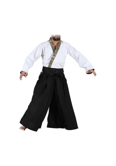 Dosmai Hakama Kimono Pantolonu Üst Dahil Değildir Ja070 Siyah