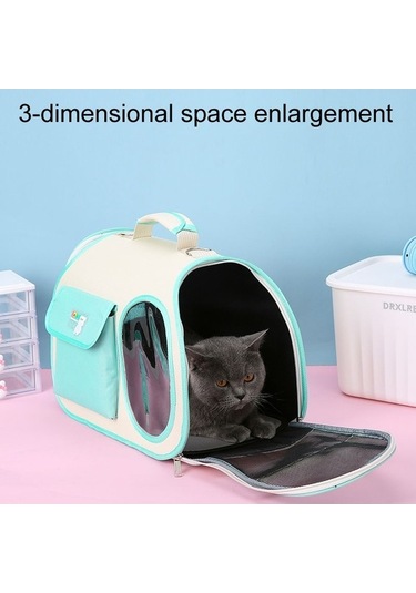 Dm Cbtx Crossbody Pet Çanta - Döküm Köpek Taşıma, Tek Omuz Açık Taşınabilir Çanta Sarı