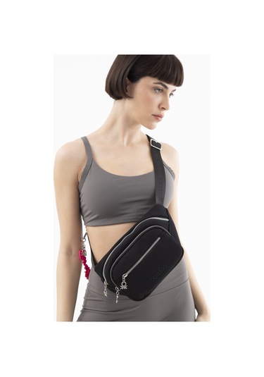 Unıted Colors Of Benetton Kadın Bel Çantası Bnt 1559 Siyah