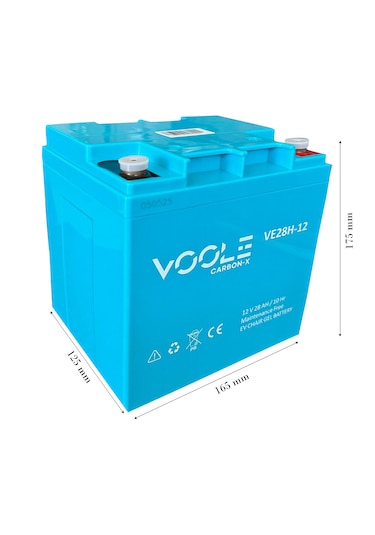 12v 28ah Dik Engelli Araç Aküsü 2025 Üretim