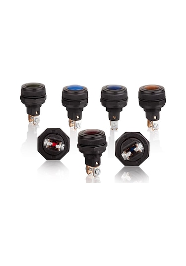 Elo Göz Lambası Kırmızı T5 Ampulsüz 15 Mm
