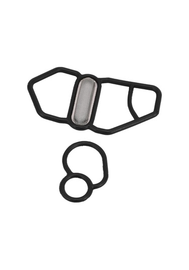 Symbee Honda, Acura Ve Civic Modelleri İçin Ön Solenoid Conta Takımı - 2 Parça Siyah Kauçuk