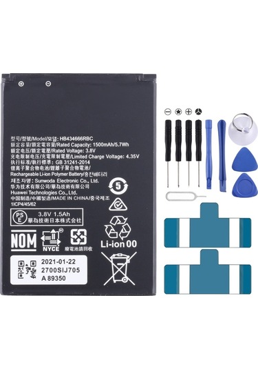 Cbtx Huawei E5573/e5573s/e5573s-32 Pil Değiştirme Hb434666rbc 1500mah Uyumlu