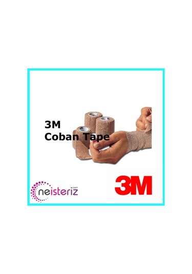 3M 1584 Coban Kendinden Yapışkanlı Sabitleme Bandajı 10 CM x 4.5 M