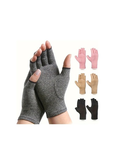 Chuangyinshop Siyah M Bilek Destekli Unisex Kompresyon Eldiveni Gün Boyu Rahatlık Karpal Tünel