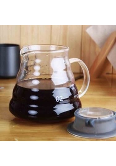 EPİNOX BOROSİLİKAT CAM KAHVE SÜRAHİSİ 600 ML (KS-600)
