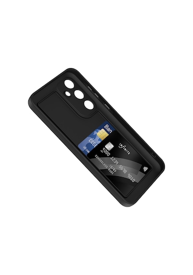 Biriva Home Galaxy A36 Kılıf Kamera Korumalı Kartlık Hazneli Brvh Vitra Kapak - Mürdüm Mürdüm