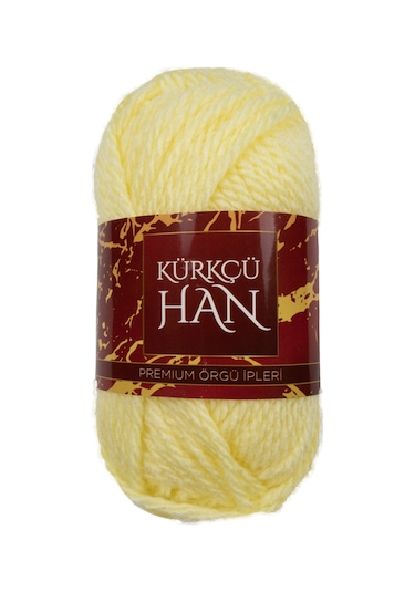Kürkçü Han Boni %100 Akrilik Örgü İpi 35g 59m 4 Lü Paket Açık Sar