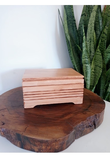 Çok Amaçlı Ahşap Eskitme Bölmeli Kutu