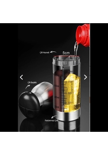 Çift Ölçekli Yağ Ve Sirke Sprey Şişesi Çok Renkli