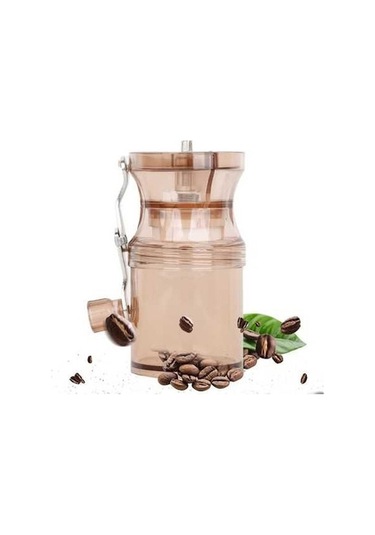 Ulzyvf Taşınabilir Kahve Değirmeni: Seramik Bıçak, Paslanmaz Sap, Ev-ofis-seyahat İçin Kahverengi Kahverengi