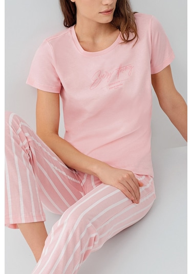 Pierre Cardin Kadın Pembe Pijama Takım Pc9150-s-v2 Pembe