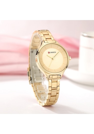 Yingfu Curren 9015 Kadın Saati - Su Geçirmez, Hassas Quartz, Minimalist Gümüş Gümüş