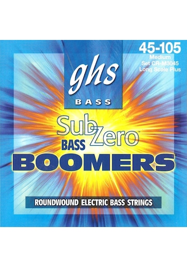 Ghs Boomers Usa Zero 4 Tel Bass Gitar Tel Seti- 45-105