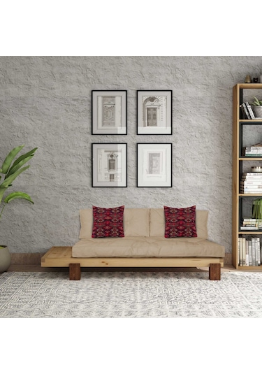 Woodesk Arin Masif Natural-camel Renk Sedir Cpt8301-200