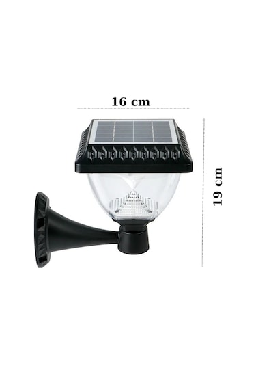 Forlife 50 Watt Güneş Enerjili Solar Dekoratif Duvar Apliği