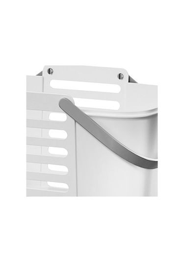 Homyl Duş Sepeti, Tahliye Delikli Ev Depolama Spor Salonu Beyaz