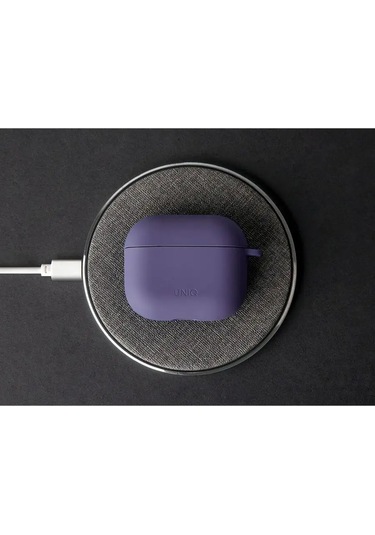 Unıq Airpods Uyumlu Pro 2 İçin Nexo Kılıfı, Kulaklık Tutuculu 147855448 Violet