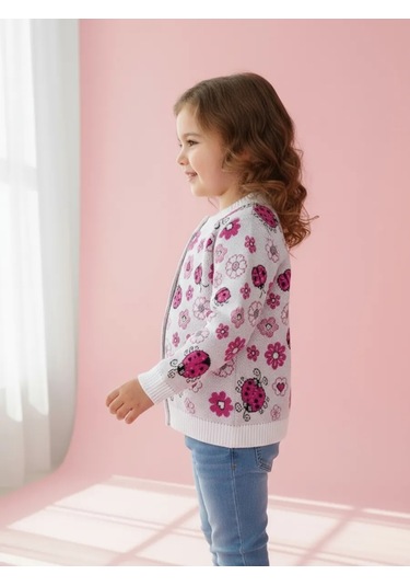 Alena Çocuğunuz İçin Düğmeli Örgü Kard 372760824 Beyaz