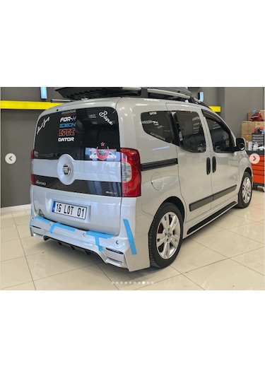 Fiat Fiorino Yan Marşpiyel Seti Plastik 2 Adet Mat Siyah