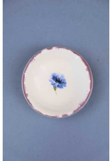 Tabak Evi Porselen Morden Kahvaltı Ve İkram Takımı 6 Kişilik 14 Parça Çok Renkli