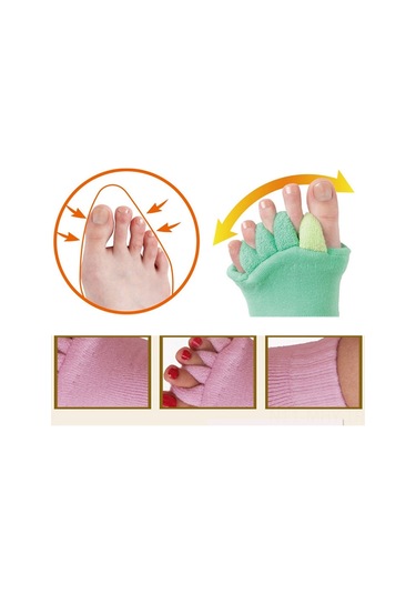 Monyee Orta Bilek Ayarli Ayak Parmagi Ayiran Sukunculu Duzeltici Suketli Yoga Coraplari - Ayak Yorgunlugunu Alir, Basinc Dagilimini Duzenler Diğer