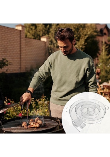 Tongxida 304 Ss Soğuk Füme Jeneratörü - Ahşap Tozu Sepeti 20x19x5cm, Çok Renkli Çok Renkli